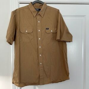 Polo by Ralph Lauren Kaki Short Sleeve Camp Shirt